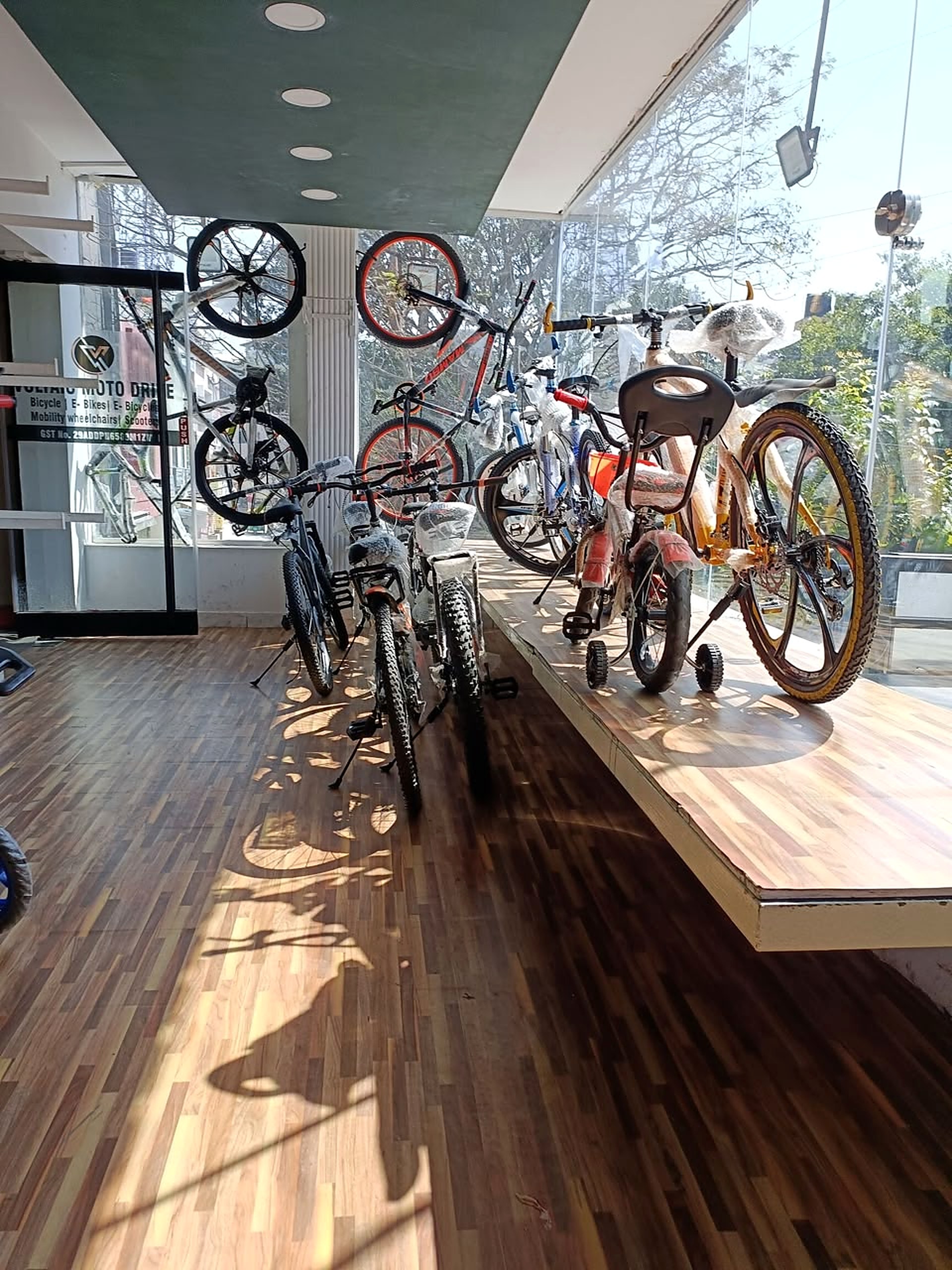 Inside the Voltaic Moto Drive showroom